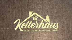 Brown and gold Kellerhaus Logo
