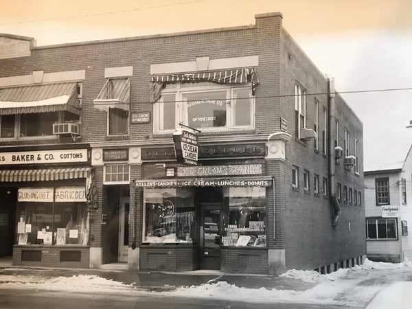 Kellerhaus in downtown Laconia New Hampshire in early 1900's.