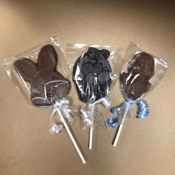Large Easter Chocolate Lollipop